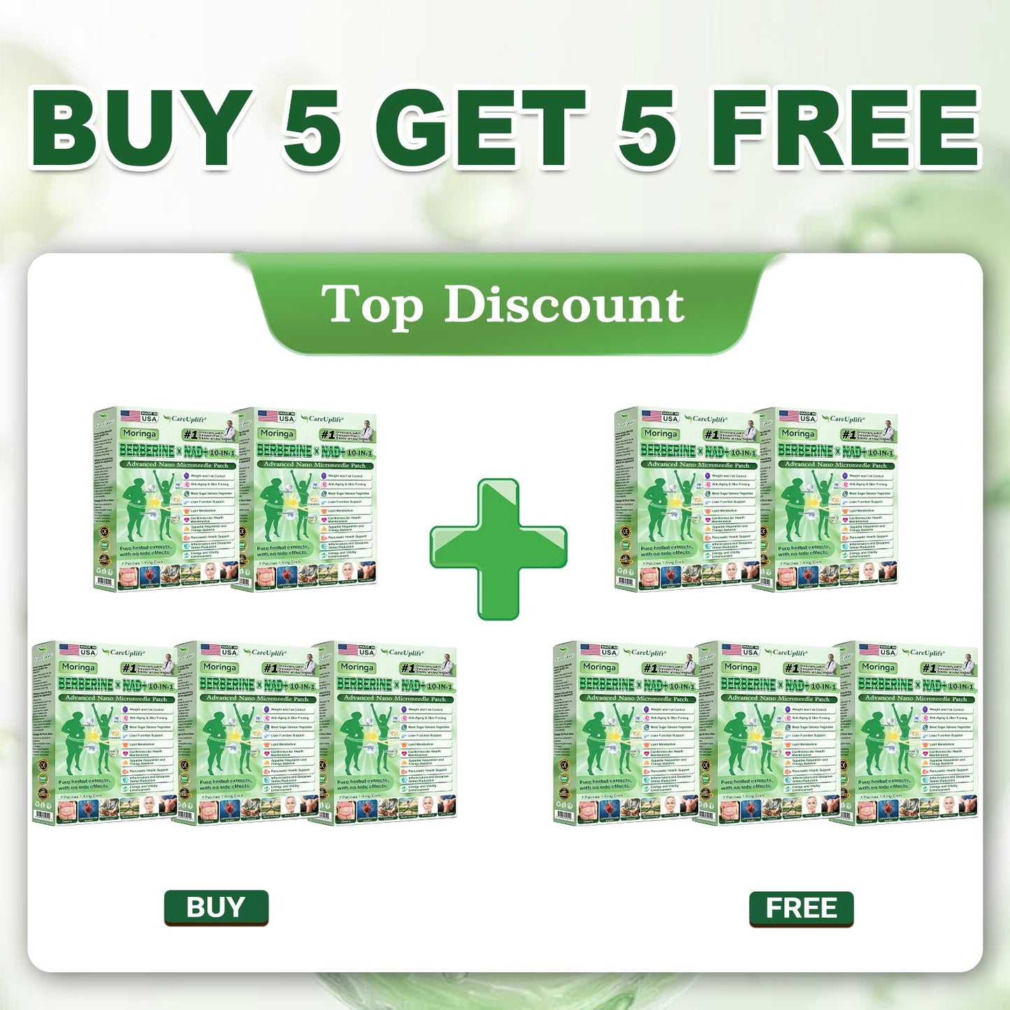 30off% 𝐎𝐟𝐟𝐢𝐜𝐢𝐚𝐥 𝐔𝐒 𝐒𝐭𝐨𝐫𝐞 | 🧑‍⚕️🩺 𝐂𝐚𝐫𝐞𝐔𝐩𝐥𝐢𝐟𝐭® Moringa · Berberine × NAD+ 𝟏𝟎-𝐢𝐧-𝟏 𝐀𝐝𝐯𝐚𝐧𝐜𝐞𝐝 𝐍𝐚𝐧𝐨 𝐌𝐢𝐜𝐫𝐨𝐧𝐞𝐞𝐝𝐥𝐞 𝐏𝐚𝐭𝐜𝐡 — 𝐎𝐧𝐜𝐞 𝐃𝐚𝐢𝐥𝐲, 𝐕𝐢𝐬𝐢𝐛𝐥𝐞 𝐑𝐞𝐬𝐮𝐥𝐭𝐬 𝐢𝐧 𝟕 𝐃𝐚𝐲𝐬